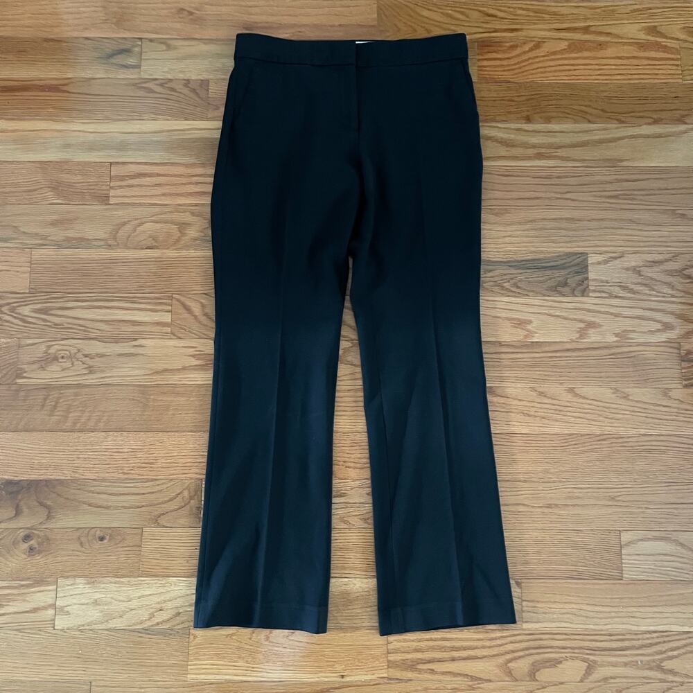 J Crew 365 Edie Full Length Trouser Black Suiting Pants Womens 12T G9066 Fair